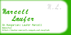 marcell laufer business card